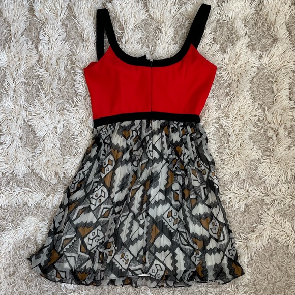 BB Dakota - A Line Colorblock Dress - Picture 3 of 7